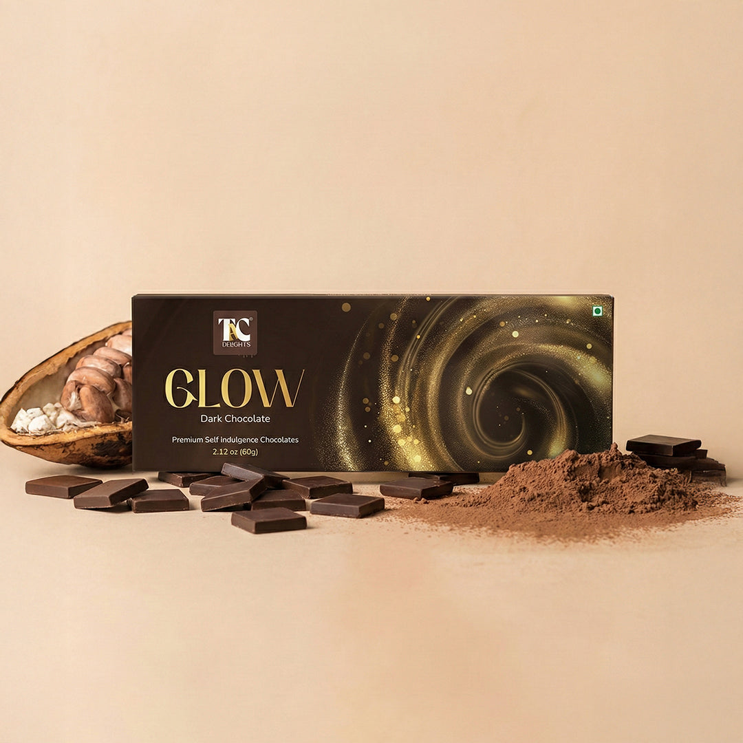 GLOW Dark Chocolate (6 Bars)